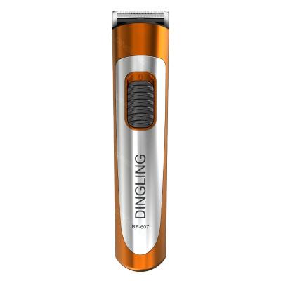 China Dingling RF-607 Outdoor Professional Wholesale Rechargeable Cordless Clipper Small Electric Trimmer for Men and Kid for sale