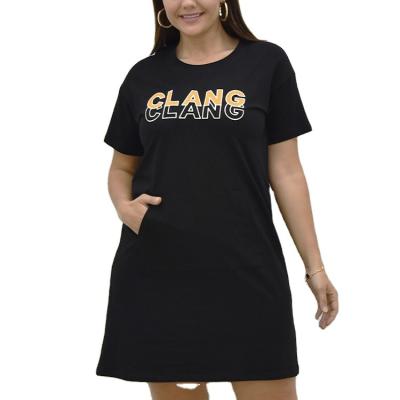 China Plus Size Black Color Top Selling Anti-Static Crop Fitted High Quality Women Dress for sale