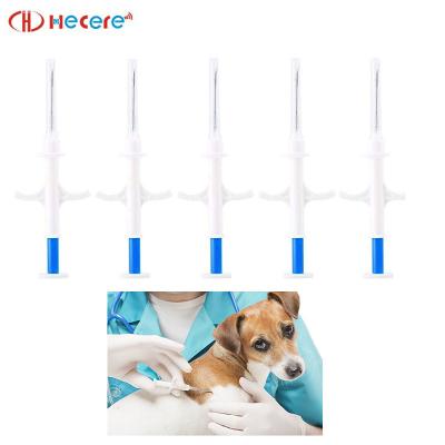 China                  Hot Selling Em4305 Pescado De Seguimiento RFID Animal Microchip Syringe for Fish Tracking              for sale