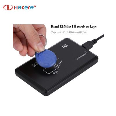 China                  Free Software RFID Chip Tag Reader&Writer Mini NFC/UHF Desktop USB RFID Em Tk4100 125kHz Proximity Smart Card USB Reader              for sale