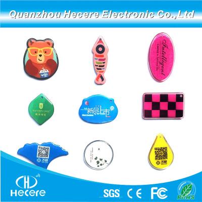 China                  Custom Printing 13.56MHz / 860-960MHz Waterproof RFID NFC Keyfob Animal Identification NFC Dog Tag              for sale