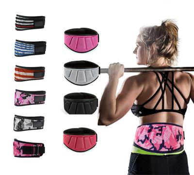 China Fitness Waist Pad Brace Adult Training Sports Pressure Lower Back Weight Lifting Powerlifting EVA Squat Pull Up Belt for sale