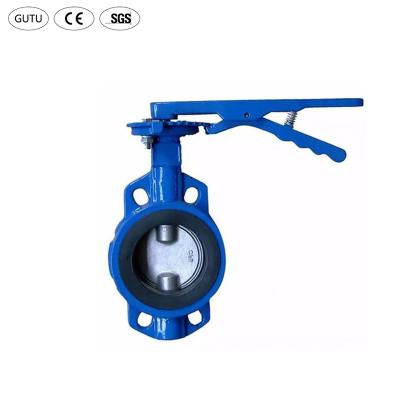 China Water Keeper Design Unique Hot Selling Ductile Iron Manual 4 Inch Butterfly Valve Hook Type for sale