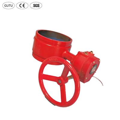 China Water Guard Special Hot Selling Industrial Grooved Disc Coated Disc Butterfly Valve Manual for sale