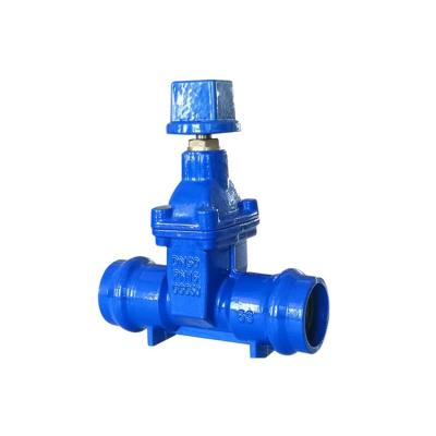 China Water Guard Wholesale Size 110mm PVC Plug High Quality End Forged Gate Valve for sale