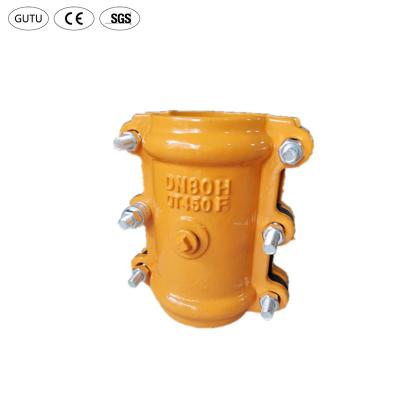 China Water Guard DN80-1200 Cast Iron Pipe Repair Sleeve Pipe Fitting For Straight Section Of PE/PVC Water Supply Pipes for sale