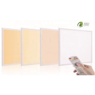 China Industrial Dimmable LED Panel Light Recessed 40W Dimmable Panel Led Ceiling Down Light 600x600 Lifud DALI Driver 600 Led Ceiling Panel for sale