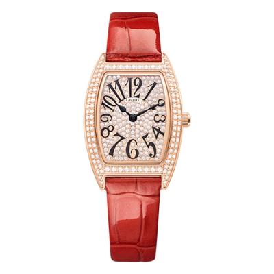 China Luxury Water Resistant Top Brand Iced Out Great Gift For Women HIP HOP Rose Gold Watch Diamond Quartz Watches for sale