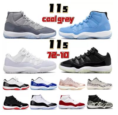 China Basketball Shoes Men's Basketball Shoes Sale Retro Sports 1 Retro Breed Dark Cool Men's Basketball Shoes Gray Royalty Sneakers Brand AJ 11 Retro for sale