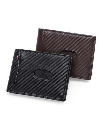 China Extreme Slim Men's RFID Wallet RFID Blocking Short PU Leather Wallet Card Holder for sale