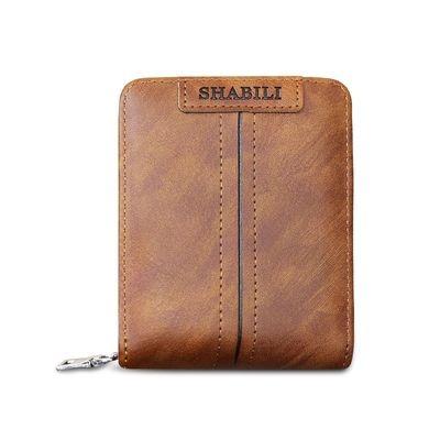 China Fashion Fashion Large Capacity Short Wallet Business Wallets Quality PU Leather for sale