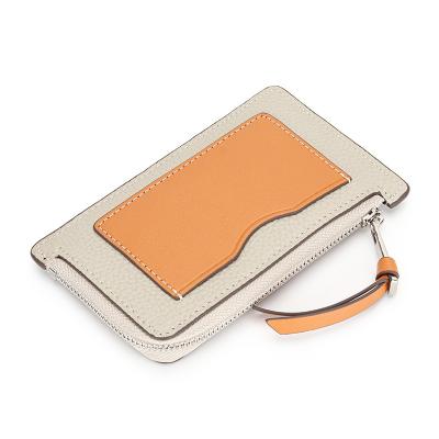 China Waterproof Small Wallet For Women Slim Leather Card Case Holder Wallet Coin Purse for sale