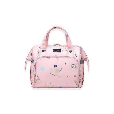 China Infant Travel Tote Bag For Baby Diaper Bag Animal Handbag Fashion Water Resistant Mommy Bag Printing Travel Tote Bag For Baby for sale