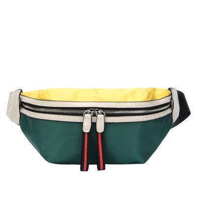 China Waist Bag Style Sport Zippers Double Contrast Colors Belt Bag High Quality High Quality Unisex Fashion for sale