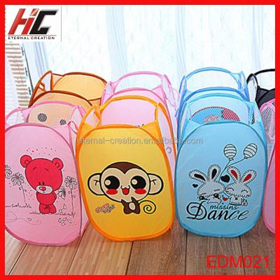 China Wholesale ROCKER TOGGLE BAG Baby Laundry Baskets With Handle Cute Cartoon Dirty Laundry Basket for sale