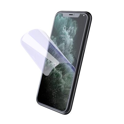 China Devia Flexible Full Screen Anti Spy Cover Light Filter Protective Film Privacy Liquid Glass Screen Protector Blue Custom Printing for sale