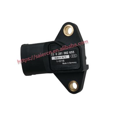 China New Air Intake Manifold Pressure Sensor MAP 0281002655 For MAN TGA TGA Series for sale