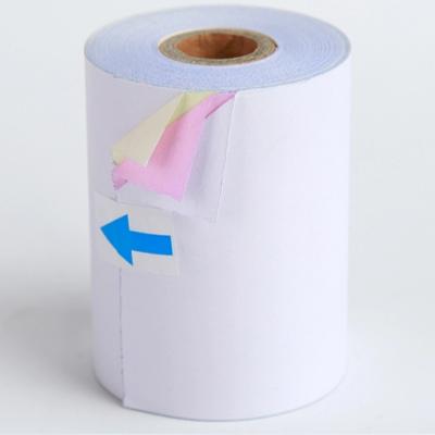 China OEM Factory 3-4 Ply Carbonless Paper Roll 100% Wood Pulp/Mixed Pulp for sale