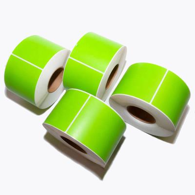 China Self-Adhesive waterproof Printing Label Thermal Gloss Paper Sticker 40x30 for sale