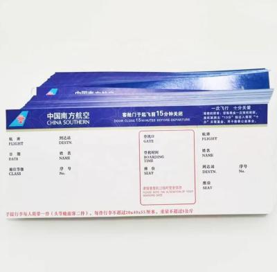 China High Quality Best Price Airport Boarding Pass Airline Flight Booking Airline Tickets for sale