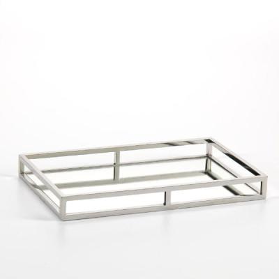 China Sustainable Popular Hot Sale Rectangle Stainless Steel Bar Mirrored Tray for sale