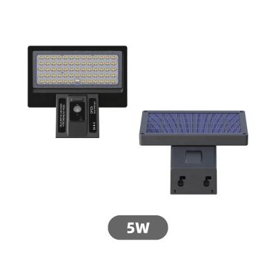 China New 5w Solar Garden Wall Lights Shine Waterproof IP65 LED Solar Smart Wall Light Sensor Outdoor Garden Park for sale