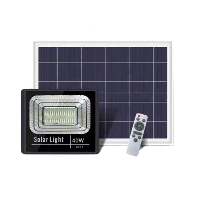 China Wholesale 60W Garden Flood Light Outdoor Waterproof Solar Smart Remote Control Street Light With Motion Sensor Outdoor Garden for sale