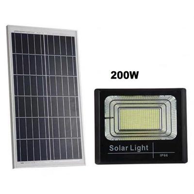 China Outdoor Garden High Quality 50w to 200w All Wattage IP65 Waterproof Solar Flood Light Price 200 Watt Solar Garden Light Solar Flood Lights for sale