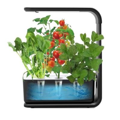 China Hot Sale Hydroponics Kit Garden System Automatic Timer Growing Adjustable Height 15W LED Plant Height-Adjustable Grow Light Indoor Garden for sale