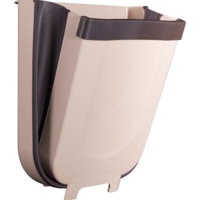 China Wall Mounted Multifunctional Household Toilet Paper Basket Car Hanging Retractable Trash Bin for sale