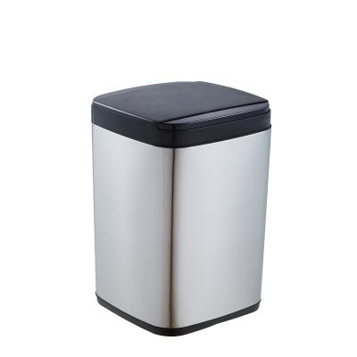 China Viable Manufacturer Automatic Supplier Stainless Steel Sensor Trash Can Touchless Waste Bin for sale