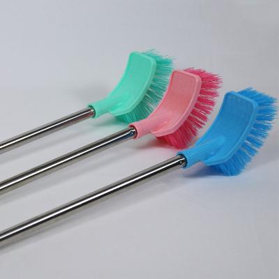 China Viable Wholesale Sanitary Square Head Household Stainless Steel Factory Daily Cleaning Toilet Brush for sale