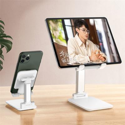 China 2022 New Mini Folding Colorful Adjustable Aluminum Mobile Phone Stand Portable Phone Holder Tablet Desk Adjustable Stand for sale