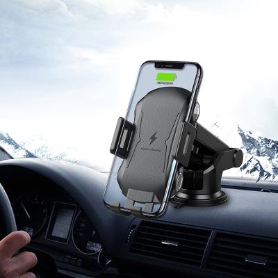 China 2021 Hot Sale 15w Amazon ebay Mobile Phone Car Mount Magnetic Wireless Phone Holder Wireless Charger Stand for sale