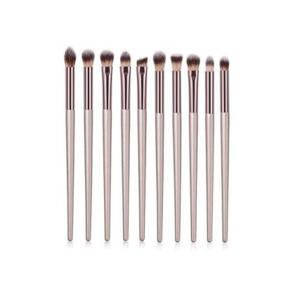 China Angular Blush Amazon Best Seller 2021 Synthetic Makeup Brushes 10pcs Makeup Brush Set Private Label Make Up Brushes for sale