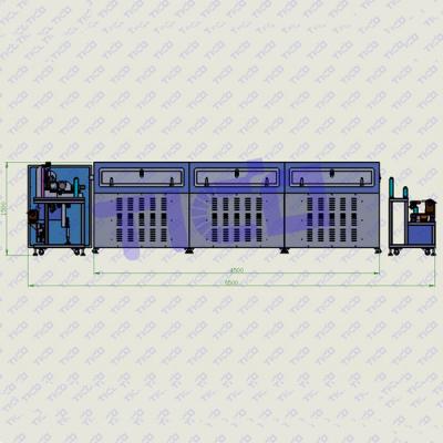 중국 전송 필름 배터리 코팅 기계 연속 롤 로 롤 3PH 380V 50Hz 판매용