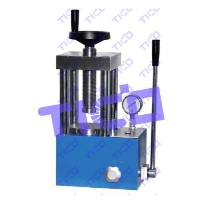 China Compact Coin Cell Lab Equipment Manual Hydraulic Tablet Press Machine for sale