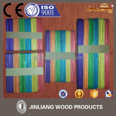 China Wooden Disposable Color Craft Wooden Stick for sale