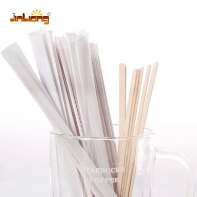 China Viable design high quality and good price 2022 new factory A+ brand wooden coffee stir sticks with logo for sale