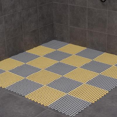 China Mat Wholesale Color Stitching Suction Door Cup Strip Anti-Slip Bath Mat Waterproof Viable for sale