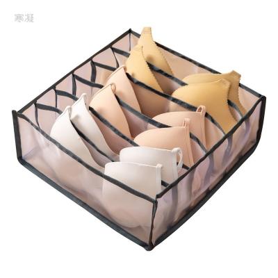 China Wholesale 12pcs Living Room Cloth Storage Divider Box Closet Dresser Drawer Organizer Bins For Underwear Bangs for sale