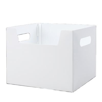 China Sturdy Foldable Cabinet Box With Lids File Folder Organizer Folder Moden Large Space Foldable Storage for sale