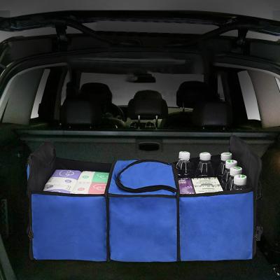 China Wholesale Custom Non Woven Fabric Photo Oxford Cloth Multifunction Car Storage Bag Waterproof Non for sale