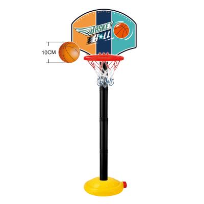 China Amazon Outdoor Indoor Height 73-115cm Adjustable Sports Toy Hoop Rack Basketball Shooting Toy for sale