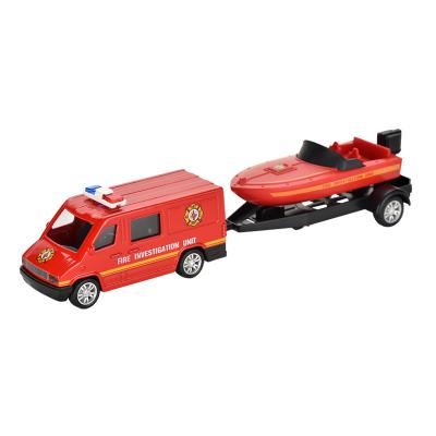 China Cheap Promotional Toys Diecast Toy Gifts Sliding Vehicle Trailer Die Cast Metal Truck and Alloy Metal Car Toy for sale