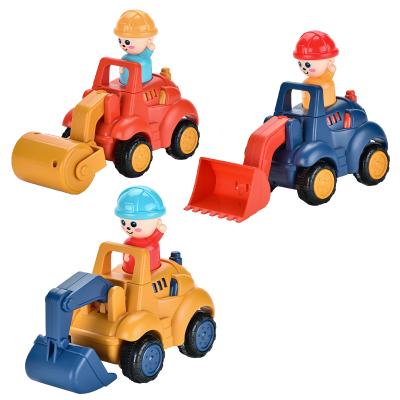 China Press and Go Press Construction Engineering Vehicles Truck Toy for Kids Sliding Car Press Construction Car Toys for sale