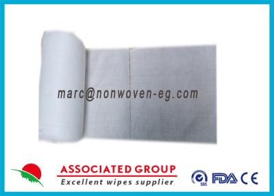 중국 Spunlace Nonwoven Food Service 물티슈 65% Rhyno Non Woven Fabric 판매용