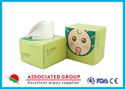 China Premium 100% Cotton Baby Wipes Unscented Cotton Tissues For Sensitive Skin Use Wet Or Dry for sale