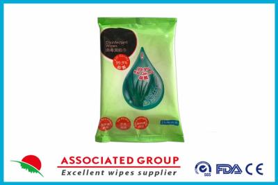 China Niet Irriterend Aloë Vera Extract Disinfectant Wet Wipes Te koop