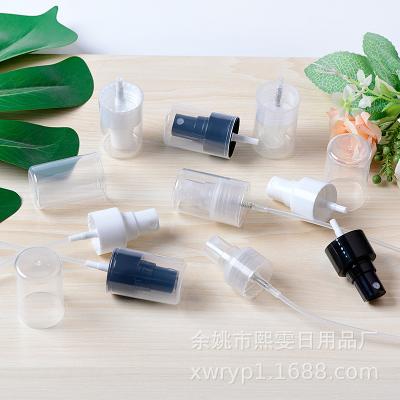 China 20/410 24/410 28/410 wholesale non refillable transparent fine mist sprayer with full round cover for sale